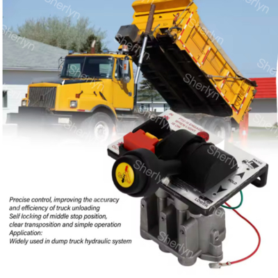 6CV-D Valve điều khiển tỷ lệ với PTO Switch Slow Down Tipper Switch For Hydraulic System Dump Truck Control Valve