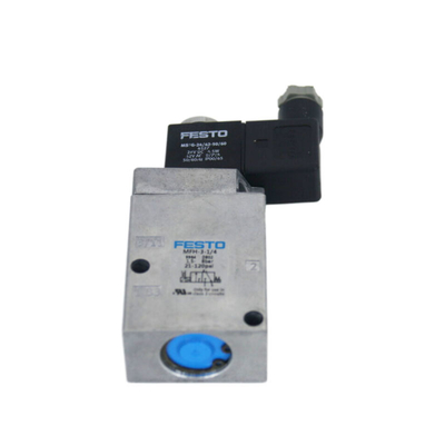 Festo Valve MFH-3-1/4 9964 Valve cơ khí, 3 cổng, đóng, điện, G 1/4, 0,15 đến 0,8 Mpa