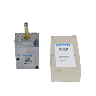 Festo Valve MFH-3-1/4 9964 Valve cơ khí, 3 cổng, đóng, điện, G 1/4, 0,15 đến 0,8 Mpa