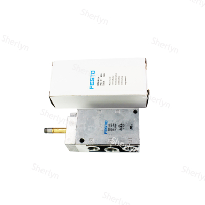32mm chiều rộng Festo Solenoid Valve 5/2 Valve Function Type Electrical Actuation