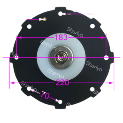 Màng cao su van xung DMF-Z-76S DMF-Y-76S 3'' Inch Góc phải
