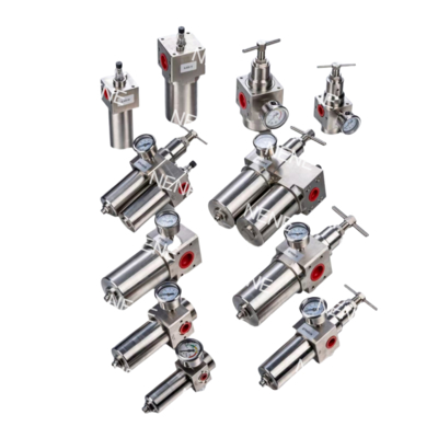 Van điều chỉnh nhiệt độ SFRL400-03 Thép không gỉ 316 Van điều khiển dầu Bộ lọc Bộ lọc Khí nén
