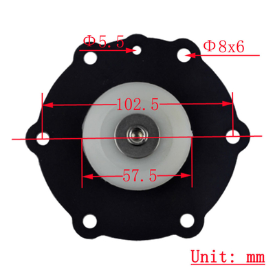 JOIL JICI40 JISI40 Van xung 1 1/2" bộ màng bơm khí nén bộ phận bơm màng 1.5 inch Nitrile fluororubber
