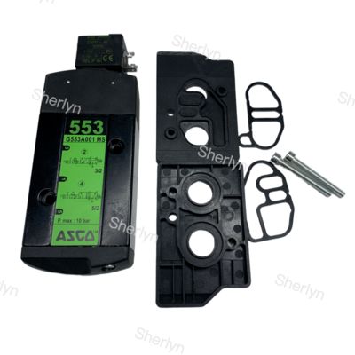 Ventil điện tử hai cuộn SCG553A002MS ASCO 3/2Way 553 Series