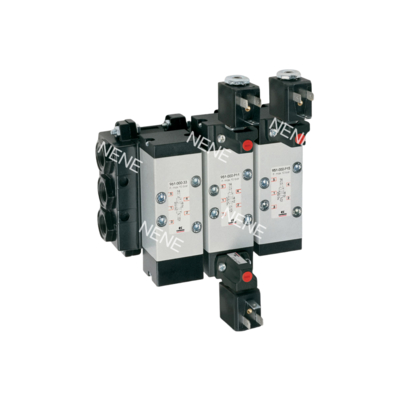 Van điện từ Camozzi Automation 952-000-P15-23-G72 ISO5599-1 Size 2 5/2 chiều hai van điện từ 12V DC 5W