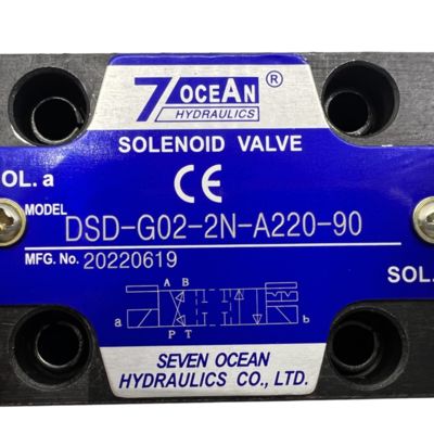 Van điện từ khí nén 7 OCEAN DSD-G02-2N-A220-90 AC220 Van điều khiển hướng