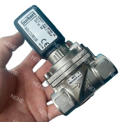 Van điện tử Burkert 6281 00322547 Thép không gỉ hỗ trợ máy chủ NO G1/4