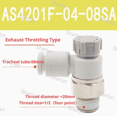 AS1201F-M3-06 Van tiết lưu SMC AS1201F/2201F/3201F