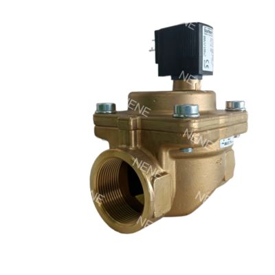 Van điện từ Burkert 00221849 6281 G3/4 2/2 Thường đóng Lỗ lưu lượng 13.0 NBR làm kín Thân van bằng đồng thau AC220V 8W 0.2-16bar -10~+80 ℃