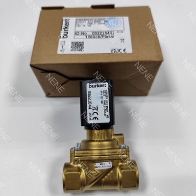 Burkert Solenoid Control Valve Brass Body 00221865 6281 G2 2/2 Normally Closed 40.0 Flow Hole NBR Seal DC24V 8W 0.2-16bar -10~+80 ℃