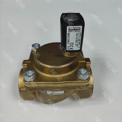 Pneumatic Solenoid Valve 00253159 6281 Type G2 1/2 2/2 Normally Closed 50.0 Flow Hole NBR Sealed Brass Valve Body DC24V 8W 0.2-16bar -10~+80 ℃ Burkert