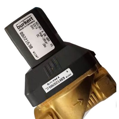 Burkert 00322514 G3/8 6281 Loại van điện từ Hai vị trí Hai chiều DC24V van nước