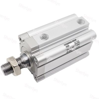 Xy lanh SMC CDQ2 Series CDQ2B12-5D Tác động kép, Thanh đơn