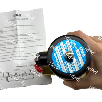 Van điều khiển điện từ bằng đồng US-40 Piston Thường đóng UNID 1 1/2" Lỗ 30 mm -5°C ~ 185°C