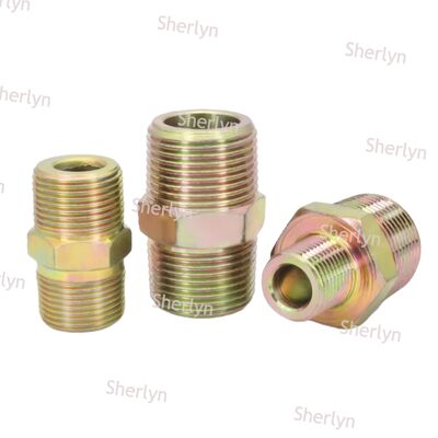 Sợi áp suất cao ghép chuyển đổi áp suất cao thép carbon miệng phẳng 6 điểm