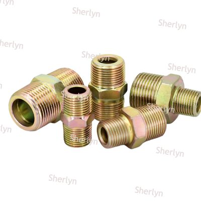 Khớp nối chuyển ống thủy lực dây thép cacbon mạ kẽm áp lực cao 1.2 inch
