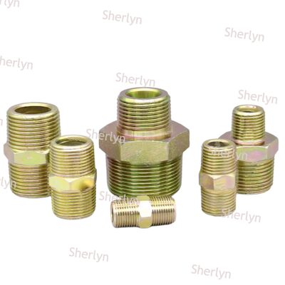 2 điểm cho miệng phẳng của dây ghép thép carbon thép kẽm ống dẫn dầu sợi bên ngoài với đường kính biến đổi nối dây A-loại British pipe joint