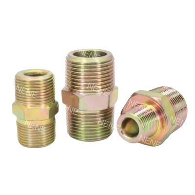 Khớp nối ống khí nén miệng phẳng 1/8 Khớp nối thủy lực thép carbon áp suất cao