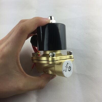 UW-25 thân đồng bình thường đóng van không khí hai chiều van điện từ van nước van điện tử van