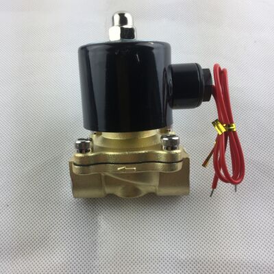 UW-25 thân đồng bình thường đóng van không khí hai chiều van điện từ van nước van điện tử van