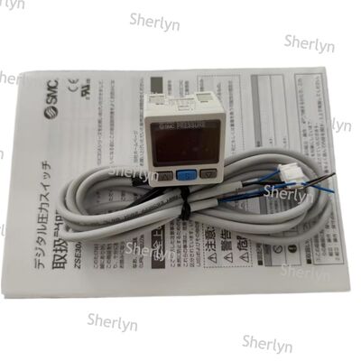 Cảm biến áp suất kỹ thuật số độ chính xác cao đầu ra PNP, dây chuyền sản xuất tự động, điều khiển áp suất khí, SMC ISE30A-01-P-L