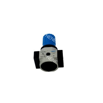 Festo LR-1/8-D-MINI-MPA 8002274 Van Kẽm Hợp Kim Điều Áp Khí Nén với Đồng Hồ Đo MPA 0.5-12 bar G1/8 800L/phút Van Điều Áp Mini Màng Hoạt Động Trực Tiếp