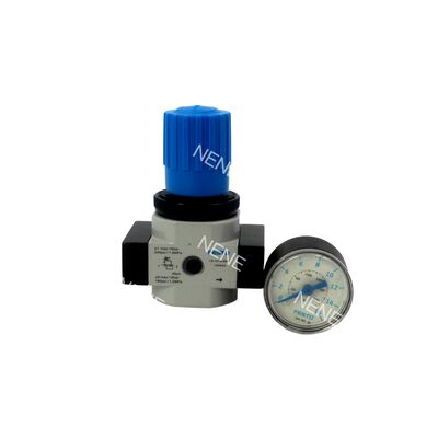 Máy điều chỉnh áp suất phân sạc trực tiếp Festo LR-1/4-D-MINI-MPA 8002275 Zinc hợp kim với MPA Gauge G1/4 0,5-12 bar 1500L/min Khẩu quay có thể khóa