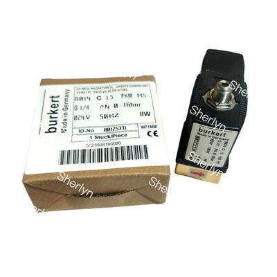 Van điện từ tác động trực tiếp 2/2 NC 00125304, Cổng ren G1/4 inch, Lỗ thông hơi 3.0, Van đồng có gioăng FKM, Nguồn điện công nghiệp 220V AC, Áp suất làm việc 10bar