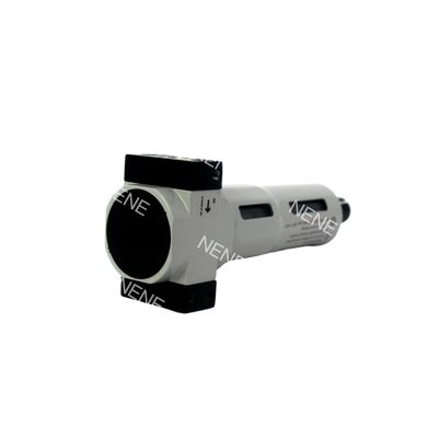 Với đồng hồ đo MPA 0,5-7bar Bộ điều chỉnh lọc Festo LFR-1/4-D-7-MINI-MPA 8002301 40μm G1/4 Xả bằng tay Hợp kim kẽm Có đồng hồ đo áp suất