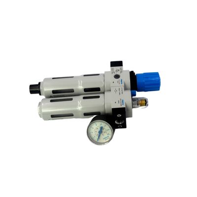 Bộ lọc điều chỉnh bôi trơn Festo FRC-1/8-D-7-MINI 162754 40µm Xả tay G1/8 0.5-7bar 800L/phút Có đồng hồ đo Kẽm đúc