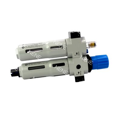 Bộ xử lý khí nén Festo FRC-3/8-D-7-MINI-A 162764 Bộ lọc, điều chỉnh, bôi trơn khí nén G3/8 40µm Xả hoàn toàn tự động 0.5-7bar 1500L/phút Vỏ hợp kim kẽm Có đồng hồ đo áp suất Chụp bảo vệ bình kim loại