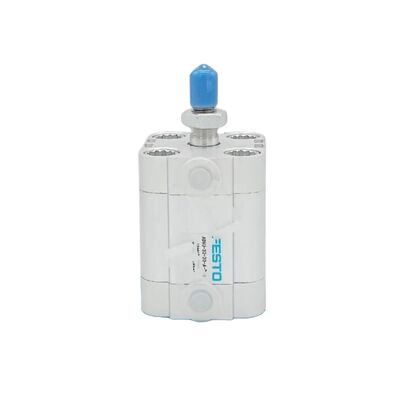 Xy lanh khí nén dòng ADVU Festo ADVU-12-30-A-P-A 156591 Ren ngoài 12x30mm Cổng M5 Xi lanh tác động kép Piston từ tính ISO 6432 Nhỏ gọn