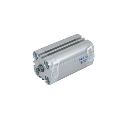 Chuyển hướng bằng khí nén – FESTO 156604 ADVU-20-25-A-P-A 20x25mm Thanh ren Xi lanh tròn thu nhỏ Cổng M5 Piston tác động kép ISO 6432 cho công tắc băng tải