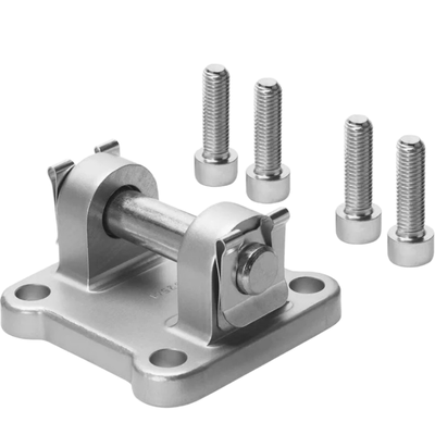 Bộ Trunnion trung gian FESTO DAMT-V1-50-A 50 lỗ đắp khí nén được sử dụng trong dây chuyền sản xuất lắp ráp điện tử