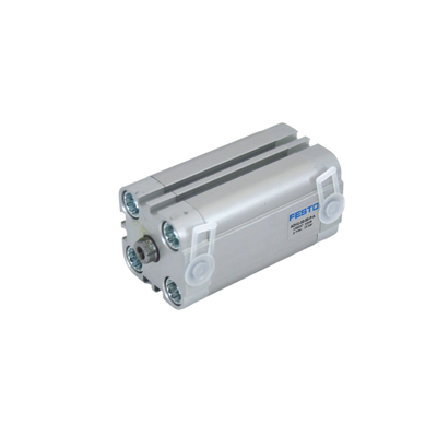 Fast Cycling M5 Port External Thread 25mm Bore 15mm Stroke FESTO ADVU-25-15-A-P-A 156610 Pneumatic Rod Cylinder Double-Acting with Magnetic Ring ISO 6432 cho dây chuyền lắp ráp