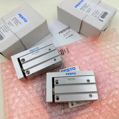 Xi lanh trượt mini được trang bị đệm đàn hồi hai đầu SLS-10-20-P-A #170494 FESTO SLS Series Ball Guide Xi lanh tuyến tính Đường kính 10 mm Hành trình 20 mm để định vị chất bán dẫn