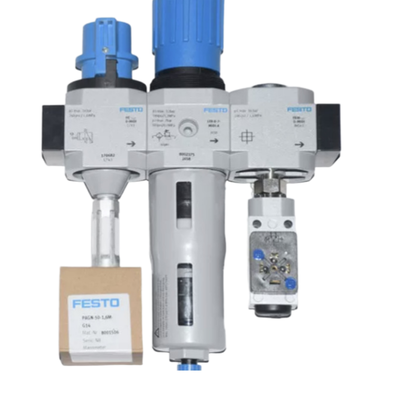 FESTO LF-1/2-D-MAXI 186463 Sơn không khí nén hợp kim kẽm 40μm lọc, thoát nước bằng tay, áp suất làm việc 0,5-12bar