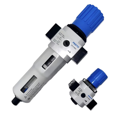 FESTO LF-1/2-D-MAXI 186463 Sơn không khí nén hợp kim kẽm 40μm lọc, thoát nước bằng tay, áp suất làm việc 0,5-12bar