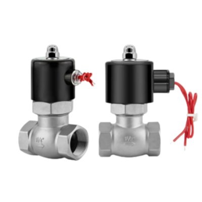 Phạm vi áp suất 2L-10 Van điện từ khí nén 0,1 đến 1,5 MPa với vật liệu con dấu PTFE và phạm vi nhiệt độ -20oC đến 185oC