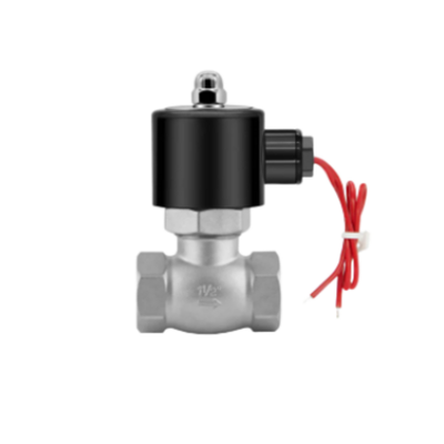 Phạm vi áp suất 2L-10 Van điện từ khí nén 0,1 đến 1,5 MPa với vật liệu con dấu PTFE và phạm vi nhiệt độ -20oC đến 185oC