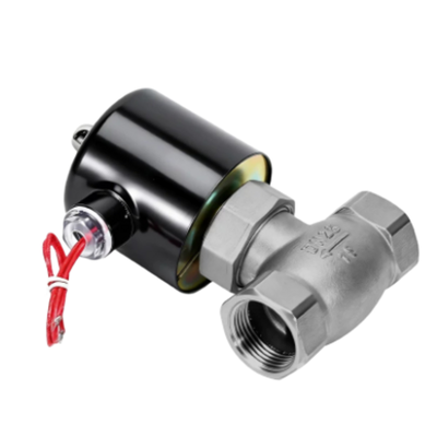 Phạm vi áp suất 2L-10 Van điện từ khí nén 0,1 đến 1,5 MPa với vật liệu con dấu PTFE và phạm vi nhiệt độ -20oC đến 185oC