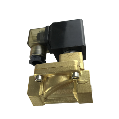 2/2 Way Normally Closed Pneumatic Solenoid Valve Featuring Brass Body Material Port Size 3/8" to 2" for Operation PU225-04
