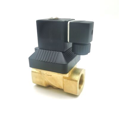 Van điện tử Burkert loại 6213 nguyên bản 00221621 AC220V 8W, G3/4 2/2 Way Valve đồng đóng bình thường, 13 Flow Orifice NBR Seal, -10 ~ 80 °C 0-10 Bar Medium Control