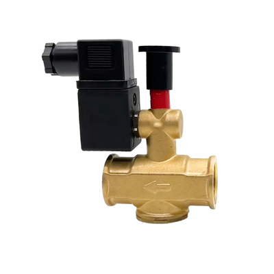 2 cách thường đóng 20mm Khung kích thước YCM51 Pneumatic Solenoid Valve 1/2 "Bộ đồng Thiết kế khí methane