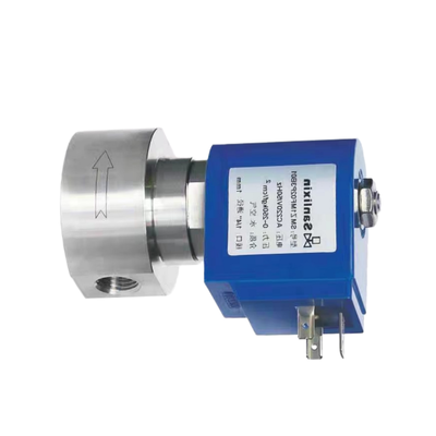 H4S005B02-AC-220 Máy van dầu nhẹ hoạt động trực tiếp PCTFE vật liệu niêm phong 1/4'kích thước cổng 220VAC Kích thước lỗ 0,5mm