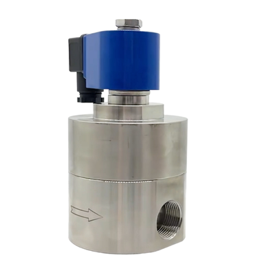 H3S25B25 Piston Pilot vận hành van điện tử thép không gỉ thân 1' 'kích thước cổng 10mm lỗ kích thước 2 Way NC