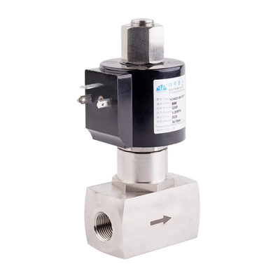Van khí bằng thép không gỉ 304 Kích thước cổng 3/8 '' và Kích thước lỗ 8 mm Áp suất tối đa 350 Bar Phốt PEEK 8.7BAS080B03