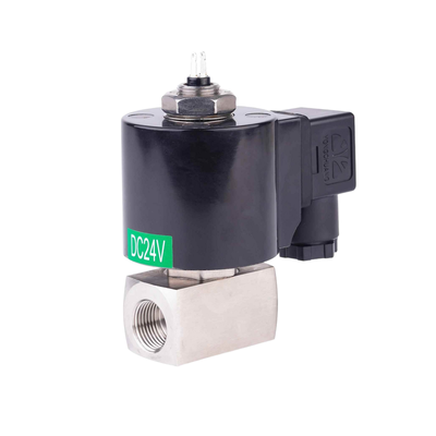 8.16AAS010B Xuân trở lại 2/2 Way NC 1mm Kích thước lỗ Valve không khí Stainless Steel 304 Port Size G1/8 G1/4 G3/8