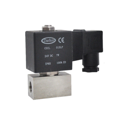 SH-15ES PTFE vật liệu niêm phong 2 cách đóng bình thường 15mm Khung kích thước 1/2 Cổng kích thước Pneumatic Solenoid Valve 6 đến 160 Bar 220VAC