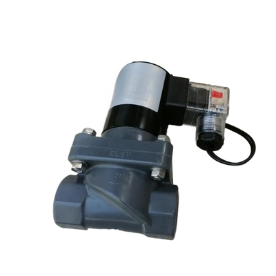 Vật liệu thân CPVC Kích thước cổng 1 '' FF1C25B25 Van nước FKM Vật liệu con dấu Kích thước lỗ 25mm 2/2 Way NC